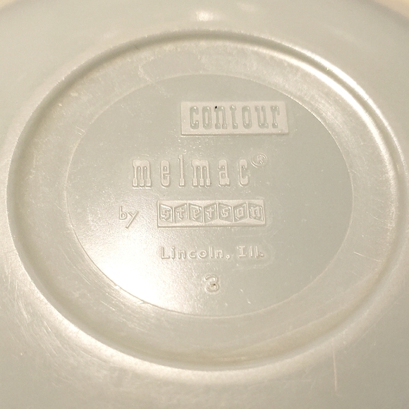 STETSON Countour Melmac by Stetson VTG MCM 5-¼ “ Berry Bowls - Set of 5 - Blue - Picture 3 of 9
